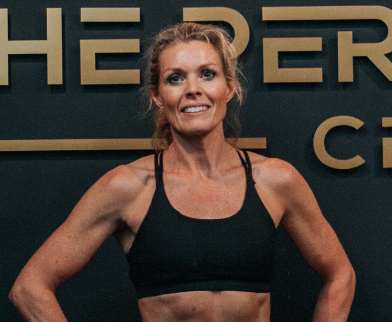 Emma Reeve training in the gym